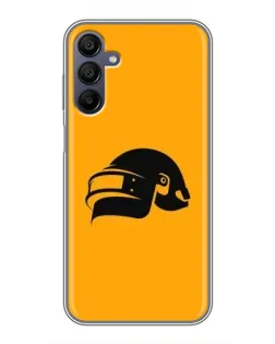 Чехол для Samsung Galaxy A15 (A155) с картинкой «PUBG — золотой шлем»