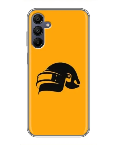 Чехол для Samsung Galaxy A15 (A155) с картинкой «PUBG — золотой шлем»