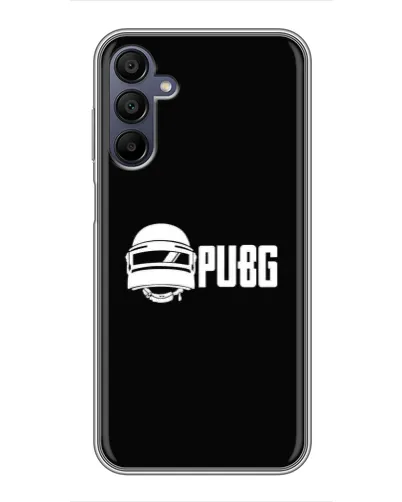 Чехол для Samsung Galaxy A15 (A155) с картинкой «PUBG — классический лого»