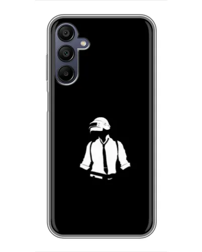 Чехол для Samsung Galaxy A15 (A155) с картинкой «PUBG — белый шлем»
