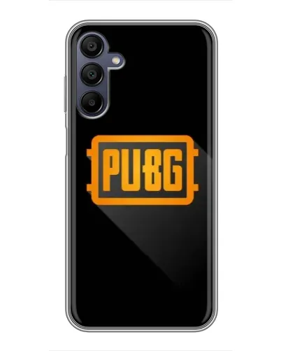 Чехол для Samsung Galaxy A15 (A155) с картинкой «PUBG — рамка лого»