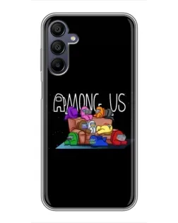 Чохол для Samsung Galaxy A15 (A155) з картинкою «Логотип Among Us» Чохол для Samsung Galaxy A15 (A155) з картинкою «Логотип Among Us»