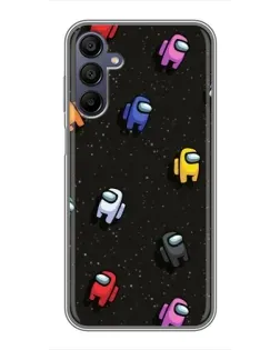 Чехол для Samsung Galaxy A15 (A155) с картинкой «Космический паттерн Among Us» Чехол для Samsung Galaxy A15 (A155) с картинкой «Космический паттерн Among Us»