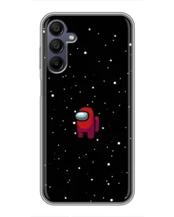 Чехол для Samsung Galaxy A15 (A155) с картинкой «Красный Among Us»