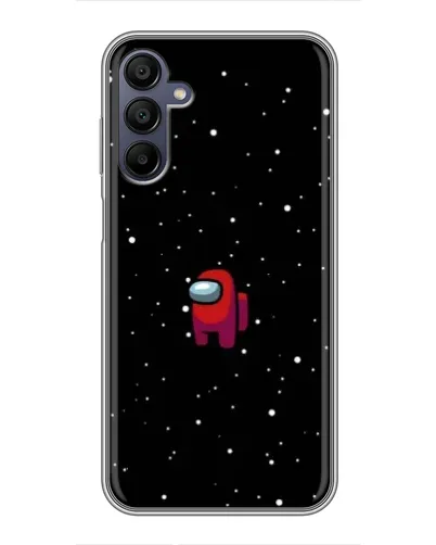 Чехол для Samsung Galaxy A15 (A155) с картинкой «Красный Among Us»