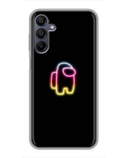 Чехол для Samsung Galaxy A15 (A155) с картинкой «Among Us градиент»