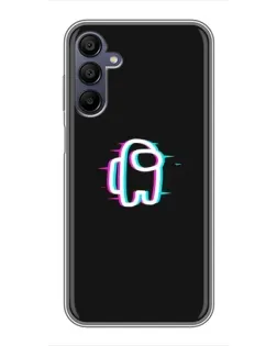 Чехол для Samsung Galaxy A15 (A155) с картинкой «Among Us неон»