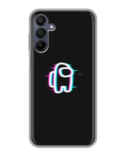 Чехол для Samsung Galaxy A15 (A155) с картинкой «Among Us неон»