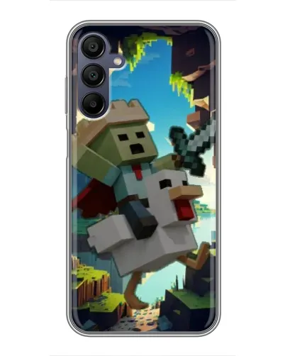 Чехол для Samsung Galaxy A15 (A155) с картинкой «Стив и гусь» Чехол для Samsung Galaxy A15 (A155) с картинкой «Стив и гусь»
