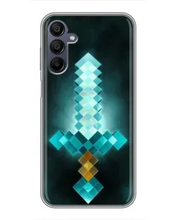 Чехол для Samsung Galaxy A15 (A155) с картинкой «Алмазный меч неон»
