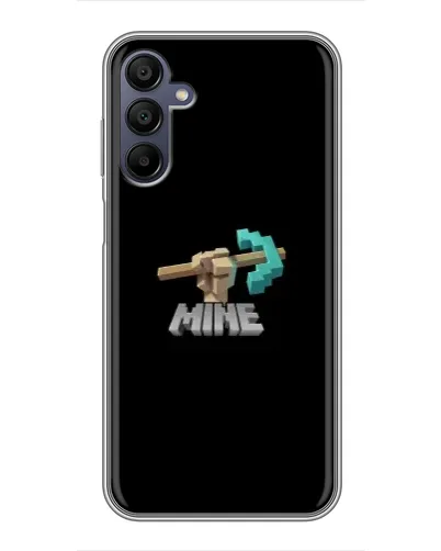Чехол для Samsung Galaxy A15 (A155) с картинкой «Алмазная кирка» Чехол для Samsung Galaxy A15 (A155) с картинкой «Алмазная кирка»