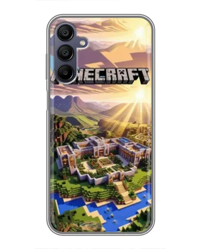 Чехол для Samsung Galaxy A15 (A155) с картинкой «Minecraft панорама» Чехол для Samsung Galaxy A15 (A155) с картинкой «Minecraft панорама»