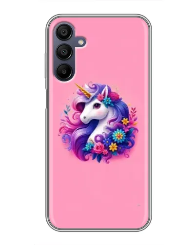 Чехол для Samsung Galaxy A15 (A155) с картинкой «Сказочный единорог»