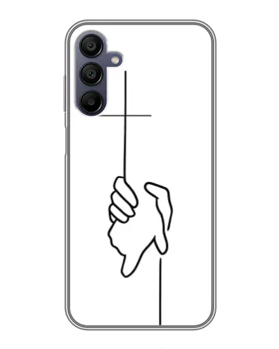 Чехол для Samsung Galaxy A15 (A155) с картинкой «Рука держит» Чехол для Samsung Galaxy A15 (A155) с картинкой «Рука держит»
