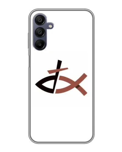 Чехол для Samsung Galaxy A15 (A155) с картинкой «Рыба и крест» Чехол для Samsung Galaxy A15 (A155) с картинкой «Рыба и крест»