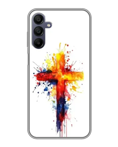 Чехол для Samsung Galaxy A15 (A155) с картинкой «Акварельный крест» Чехол для Samsung Galaxy A15 (A155) с картинкой «Акварельный крест»
