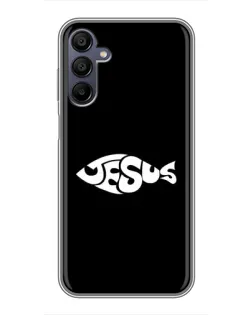 Чехол для Samsung Galaxy A15 (A155) с картинкой «Рыба Jesus» Чехол для Samsung Galaxy A15 (A155) с картинкой «Рыба Jesus»