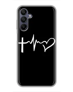 Чехол для Samsung Galaxy A15 (A155) с картинкой «Пульс веры» Чехол для Samsung Galaxy A15 (A155) с картинкой «Пульс веры»