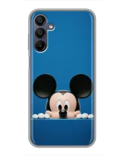 Чехол для Samsung Galaxy A15 (A155) с картинкой «Микки выглядывает»
