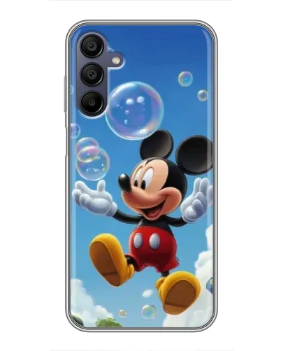 Чехол для Samsung Galaxy A15 (A155) с картинкой «Mickey и мыльные пузыри» Чехол для Samsung Galaxy A15 (A155) с картинкой «Mickey и мыльные пузыри»