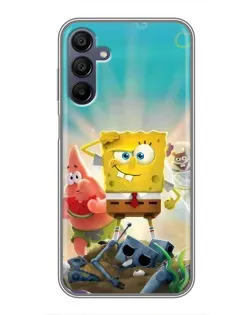 Чехол для Samsung Galaxy A15 (A155) с картинкой «Спанч Боб победитель»