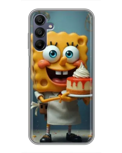 Чехол для Samsung Galaxy A15 (A155) с картинкой «Повар Спанч Боб»