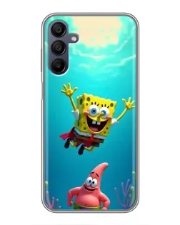 Чехол для Samsung Galaxy A15 (A155) с картинкой «Спанч Боб под водой» Чехол для Samsung Galaxy A15 (A155) с картинкой «Спанч Боб под водой»