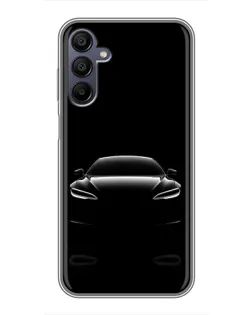 Чехол для Samsung Galaxy A15 (A155) с картинкой «Силуэт Tesla Night»