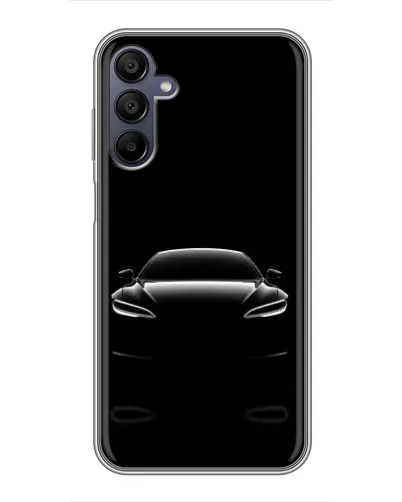Чехол для Samsung Galaxy A15 (A155) с картинкой «Силуэт Tesla Night»