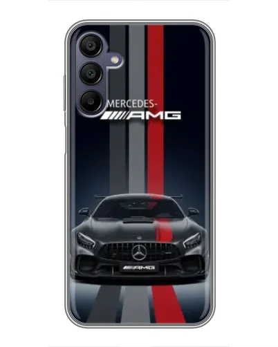 Чехол для Samsung Galaxy A15 (A155) с картинкой «Mercedes — белый карбон» Чехол для Samsung Galaxy A15 (A155) с картинкой «Mercedes — белый карбон»