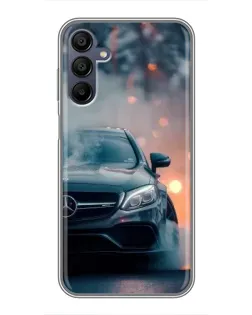 Чехол для Samsung Galaxy A15 (A155) с картинкой «Mercedes — ночной город»