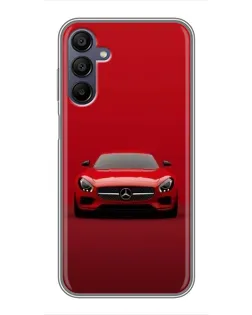 Чехол для Samsung Galaxy A15 (A155) с картинкой «Красный Mercedes AMG»