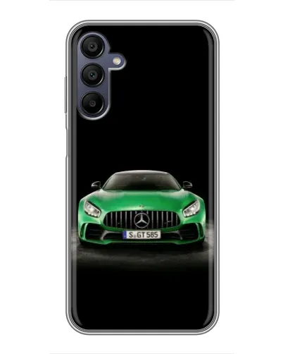 Чехол для Samsung Galaxy A15 (A155) с картинкой «Mercedes — неоновый лого» Чехол для Samsung Galaxy A15 (A155) с картинкой «Mercedes — неоновый лого»