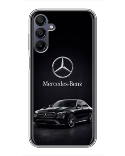 Чехол для Samsung Galaxy A15 (A155) с картинкой «Mercedes — решетка радиатора»
