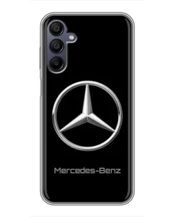 Чехол для Samsung Galaxy A15 (A155) с картинкой «Mercedes Silver Logo»