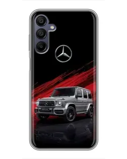 Чехол для Samsung Galaxy A15 (A155) с картинкой «Mercedes G-Class красный»