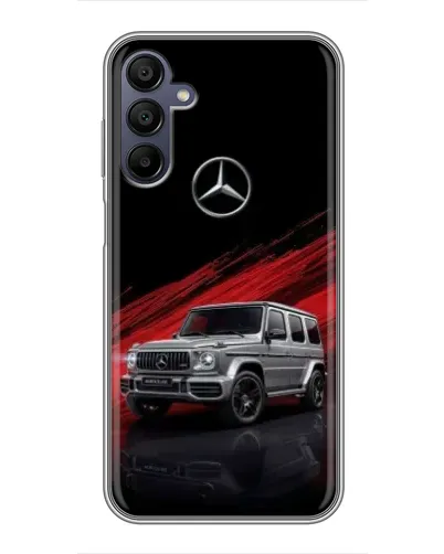 Чехол для Samsung Galaxy A15 (A155) с картинкой «Mercedes G-Class красный» Чехол для Samsung Galaxy A15 (A155) с картинкой «Mercedes G-Class красный»
