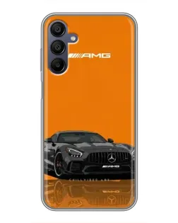Чехол для Samsung Galaxy A15 (A155) с картинкой «Оранжевый Mercedes AMG»