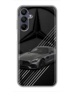 Чехол для Samsung Galaxy A15 (A155) с картинкой «Mercedes AMG — графика»