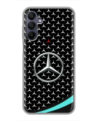 Чехол для Samsung Galaxy A15 (A155) с картинкой «Mercedes — бирюзовый акцент» Чехол для Samsung Galaxy A15 (A155) с картинкой «Mercedes — бирюзовый акцент»