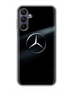 Чохол для Samsung Galaxy A15 (A155) з картинкою «Mercedes на металі»
