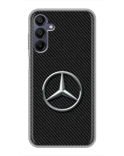 Чохол для Samsung Galaxy A15 (A155) з картинкою «Карбоновий Mercedes стиль»