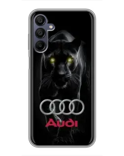 Чехол для Samsung Galaxy A15 (A155) с картинкой «Пантера и Audi»