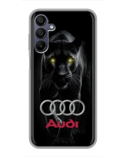 Чехол для Samsung Galaxy A15 (A155) с картинкой «Пантера и Audi»