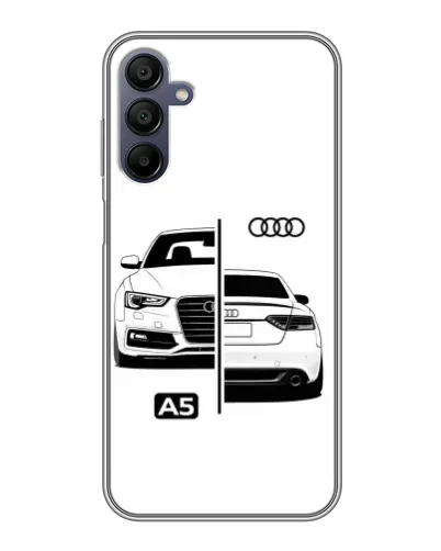 Чехол для Samsung Galaxy A15 (A155) с картинкой «Audi — контрастный дизайн»