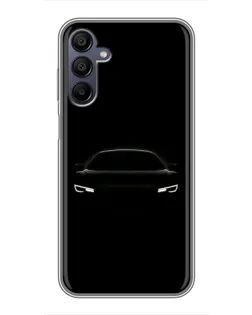 Чехол для Samsung Galaxy A15 (A155) с картинкой «Взгляд Audi в темноте»