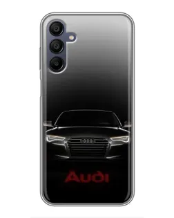Чехол для Samsung Galaxy A15 (A155) с картинкой «Audi — градиентный контур»
