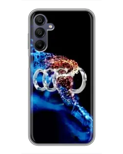 Чехол для Samsung Galaxy A15 (A155) с картинкой «Энергия лого Audi»
