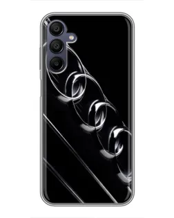 Чехол для Samsung Galaxy A15 (A155) с картинкой «Audi — абстрактные кольца»