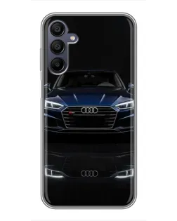 Чехол для Samsung Galaxy A15 (A155) с картинкой «Audi — ночное отражение»